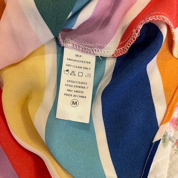 Buddy Love Athena Flowy Crop Tank Top Fiesta size Medium - Picture 6 of 8